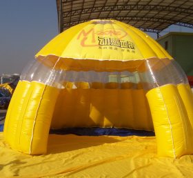 Tent1-426 Tente gonflable jaune