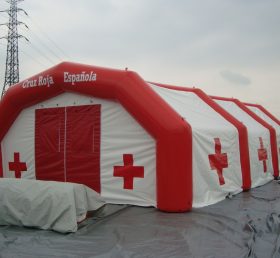 Tent1-385 Tente gonflable de la Croix-Rouge