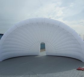 Tent1-446 Tente gonflable extérieure géante blanche
