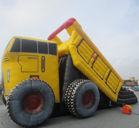 T8-373 Gonflable Dry Slide pour les enfants de camion Monster géant