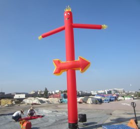 D2-36 Air Dancer gonflable Red Tube Man publicité