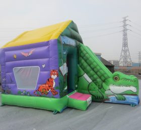 T2-1742 Trampoline gonflable Crocodile
