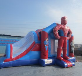 T2-2741 Trampoline gonflable Spider-Man Super Hero