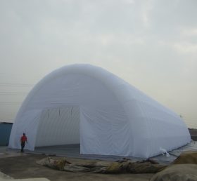 Tent1-371 Tente gonflable géante blanche