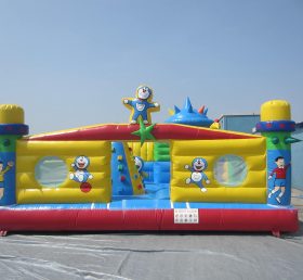 T6-355 Doraemon géant gonflable parc d'attractions jeux au sol pour les enfants
