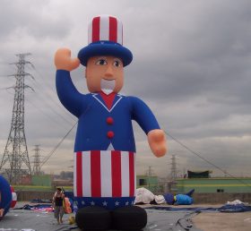 Cartoon1-805 Cartoon géant gonflable de personnage américain