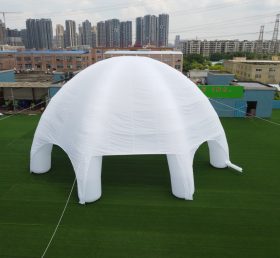 Tent1-403 Tente de pelouse commerciale personnalisée blanche gonflable araignée tente