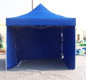 F1-33 Tente pliante commerciale à auvent bleu marine