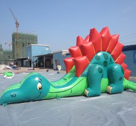 T8-265 Toboggan gonflable dinosaure pour enfants