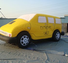 S4-193 Yellow voiture publicité gonflable