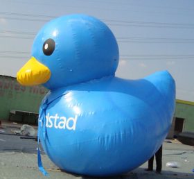 S4-211 Gonflable publicitaire de canard bleu géant
