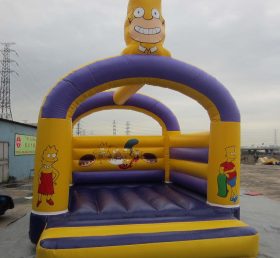 T2-1163 Trampoline gonflable Simpson