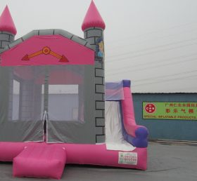 T2-324 Trampoline gonflable Pink Castle