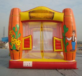 T2-435 Trampoline gonflable Western Cowboy