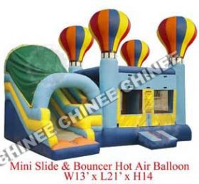 T5-135 Ballon gonflable château trampoline combiné toboggan