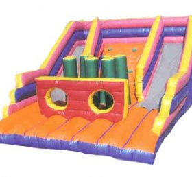 T8-476 Gonflable coloré Gonflable Dry Slide pour enfants et adultes