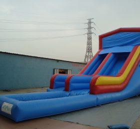 T8-509 Toboggan sec gonflable pour trampoline géant pour l'extérieur