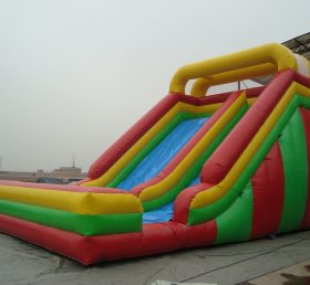 T8-588 Toboggan gonflable géant coloré en plein air pour enfants et adultes