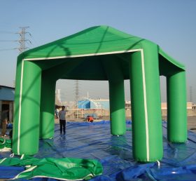 Tent1-245 Tente gonflable verte durable