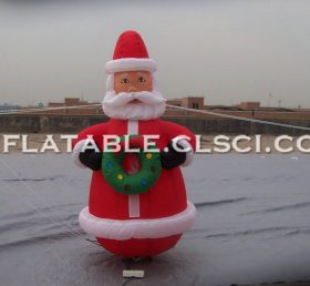C1-121 4M haute décorations gonflables en plein air Santa Claus