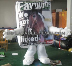 M1-278 Cartoon mobile gonflable de cheval
