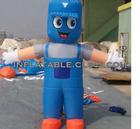 M1-303 Blue Man gonflable mobile cartoon