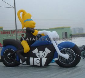 S4-283 Publicité pour motos gonflables