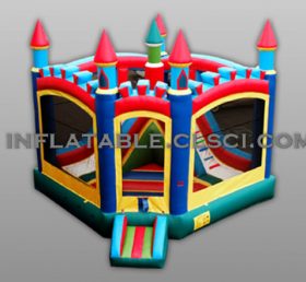 T2-1269 Trampoline gonflable Château