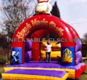 T2-1409 Trampoline gonflable Wizard