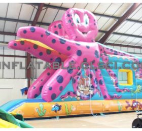 T2-1770 Trampoline gonflable Octopus