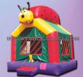 T2-1875 Trampoline gonflable Coccinelle