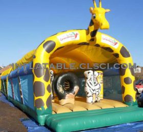 T2-2104 Trampoline gonflable Girafe