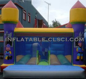 T2-2141 Trampoline gonflable Château