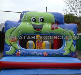 T2-2165 Trampoline gonflable Octopus
