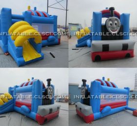 T2-2226 Train gonflable jumper Thomas