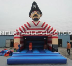 T2-2490 Trampoline gonflable Pirates