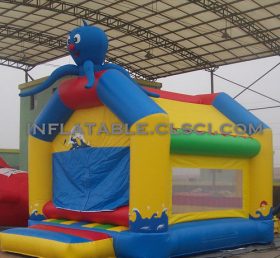 T2-2513 Trampoline gonflable Octopus