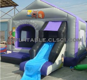 T2-2645 Trampoline gonflable Scooby Doo