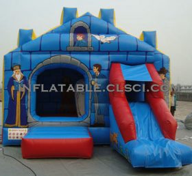 T2-2668 Trampoline gonflable Wizard
