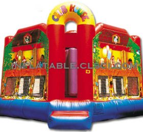 T2-610 Trampoline gonflable Clubhouse