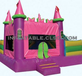 T2-743 Trampoline gonflable Pink Castle