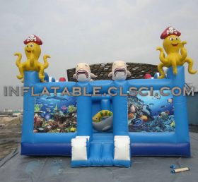 T2-750 Trampoline gonflable Octopus