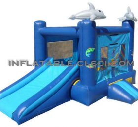 T2-876 Trampoline gonflable Dolphin