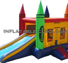 T2-877 Trampoline gonflable Château