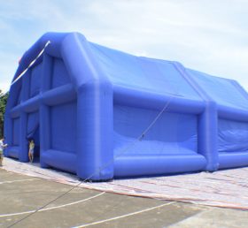 Tent1-283 Tente gonflable bleue