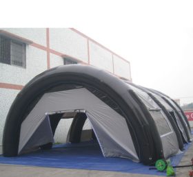 Tent1-315 Tente gonflable noir et blanc