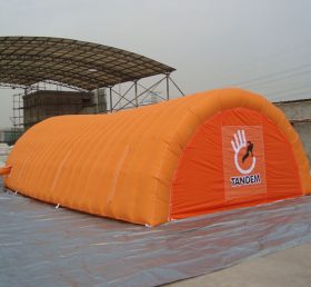 Tent1-373 Tente gonflable orange