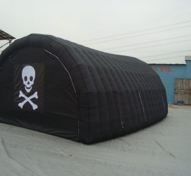 Tent1-384 Tente gonflable noire
