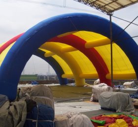 Tent1-45 Tente gonflable colorée géante