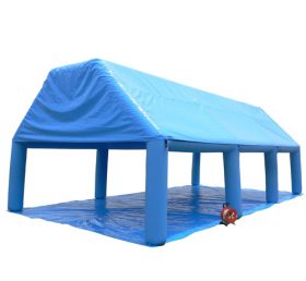 Tent1-455 Tente gonflable bleue